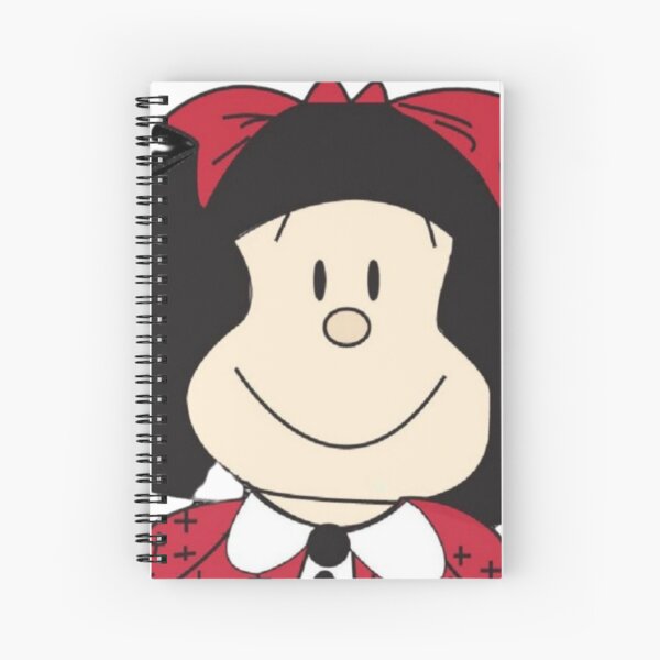 Mafalda and the Yellow Butterflies Spiral Notebook