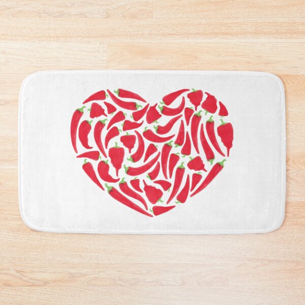 Item preview, Chilli Peppers Love Heart designed and sold by ZsLSz.