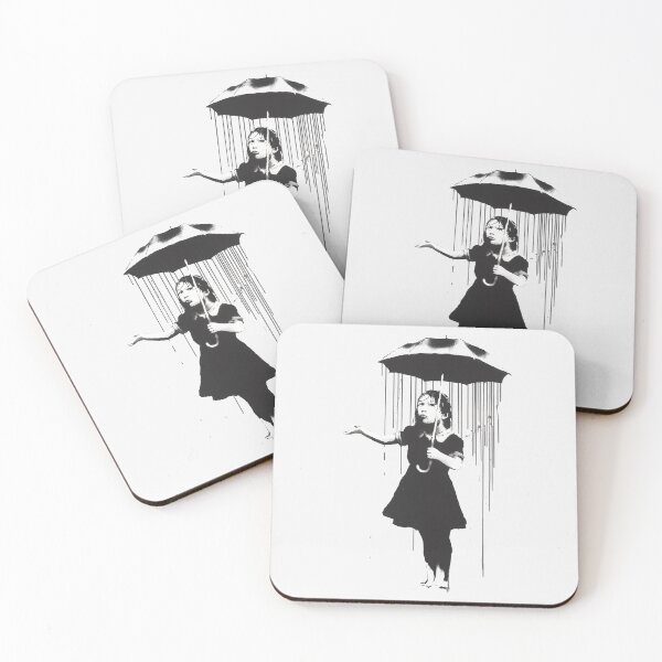 Item preview, Banksy - NOLA (Girl with Umbrella) designed and sold by FelpoStore.