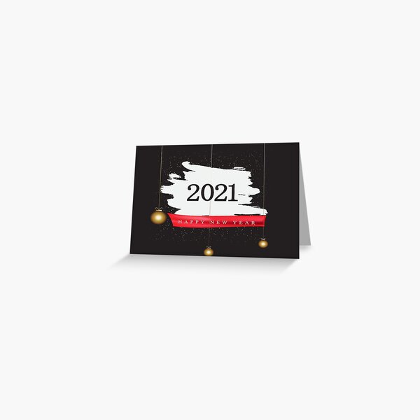Item preview, Happy New Year Ornaments 2021 designed and sold by Knightlifeshop.