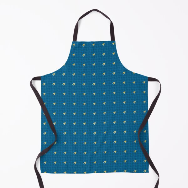 Item preview, Blue Houndstooth with Gold Accent designed and sold by Valerie Bennett.