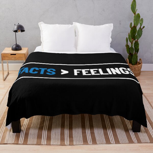 Item preview, Facts Are Greater Than Feelings White & Blue designed and sold by Sour Soul.