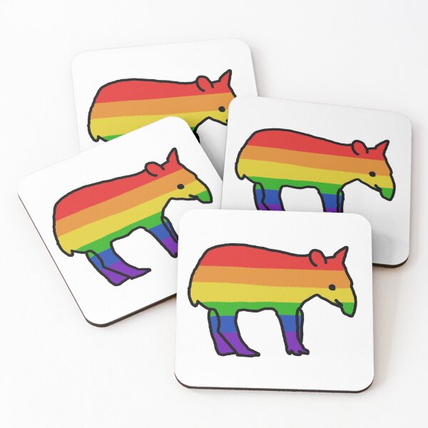 Item preview, LGBTQ+ Pride Tapir designed and sold by KadenGuymon.