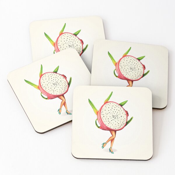 Item preview, Fruit Pin-Up: Dragon Fruit designed and sold by Kelly  Gilleran.