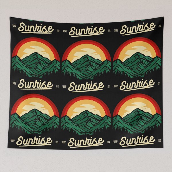 Item preview, SUNRISE VIBES designed and sold by WoodenGrafis.