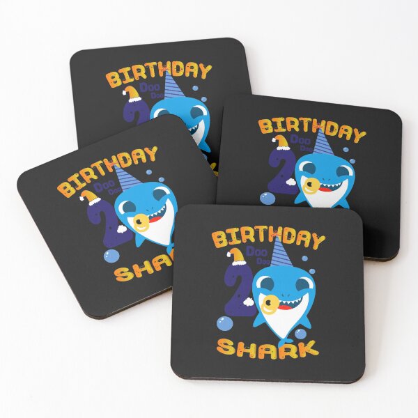 Download Baby Shark Decorations Coasters Redbubble