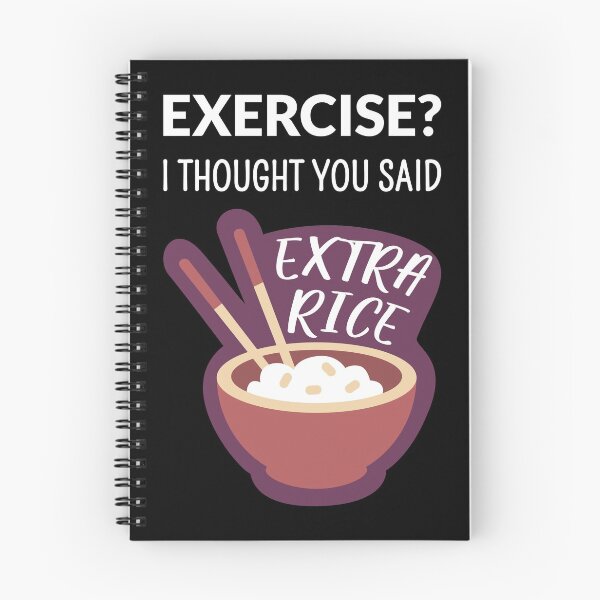 Item preview, Exercise? I Thought You Said Extra Rice II designed and sold by Lemon Pepper.