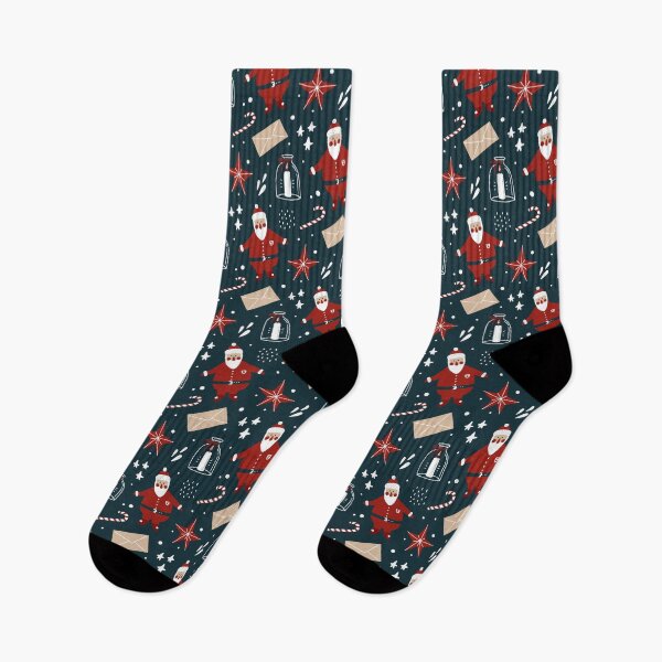 Item preview, Merry Christmas Santa Claus Pattern designed and sold by Trio's Stuff.
