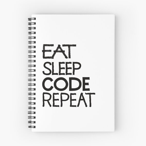 Item preview, Eat sleep code repeat designed and sold by ReluctantChickn.