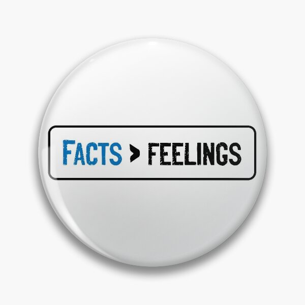 Item preview, Facts Are Greater Than Feelings Black & Blue designed and sold by Sour Soul.