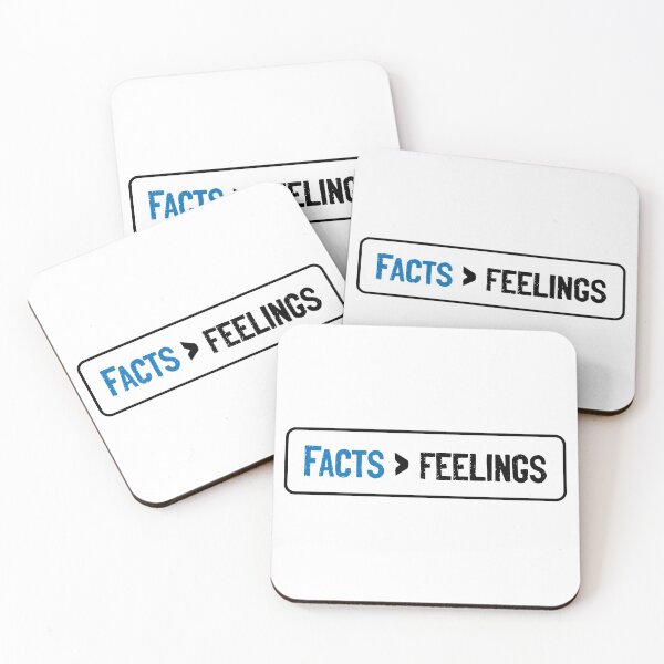 Item preview, Facts Are Greater Than Feelings Black & Blue designed and sold by Sour Soul.