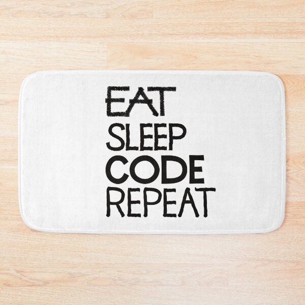 Item preview, Eat sleep code repeat designed and sold by ReluctantChickn.