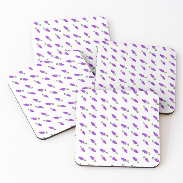 Item preview, Diseño de patrón estético Purple Hyacinth designed and sold by papaipapai198.