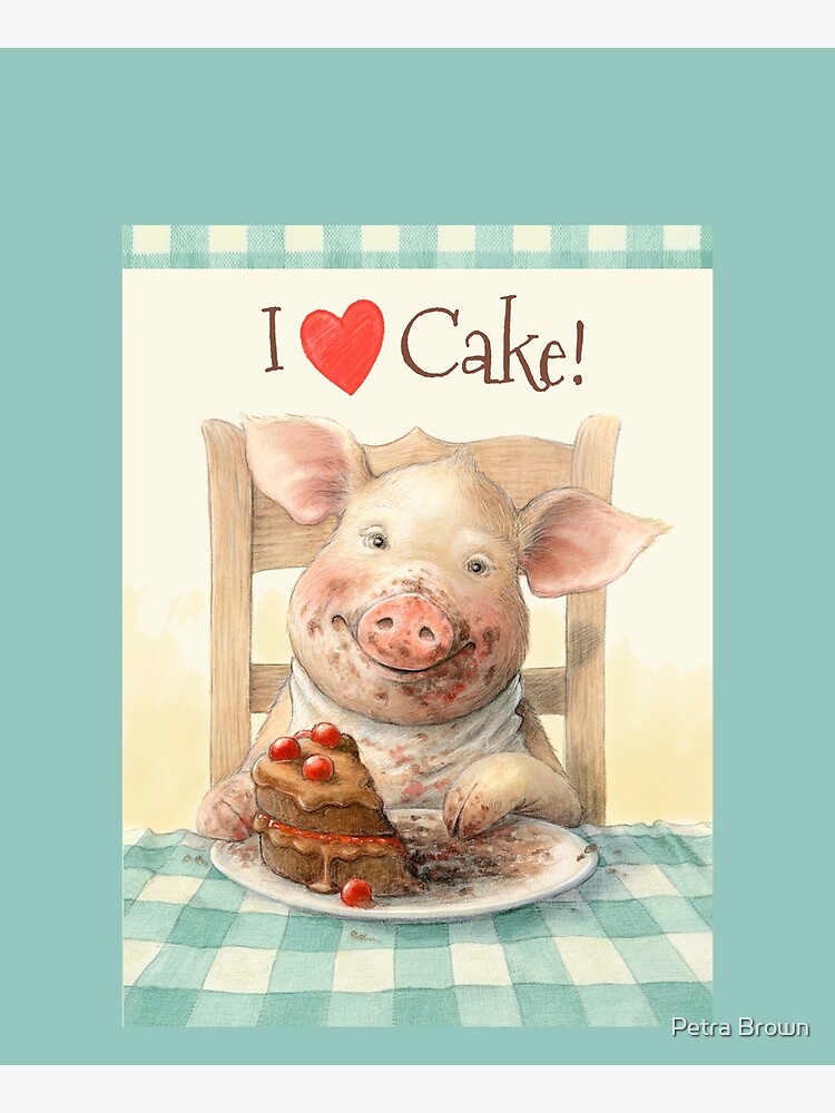 Piggy Loves Choco Cake by mydododied