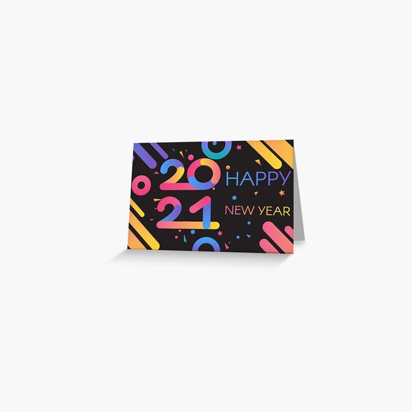 Item preview, Happy New Year 2021 Bright and Festive designed and sold by Knightlifeshop.