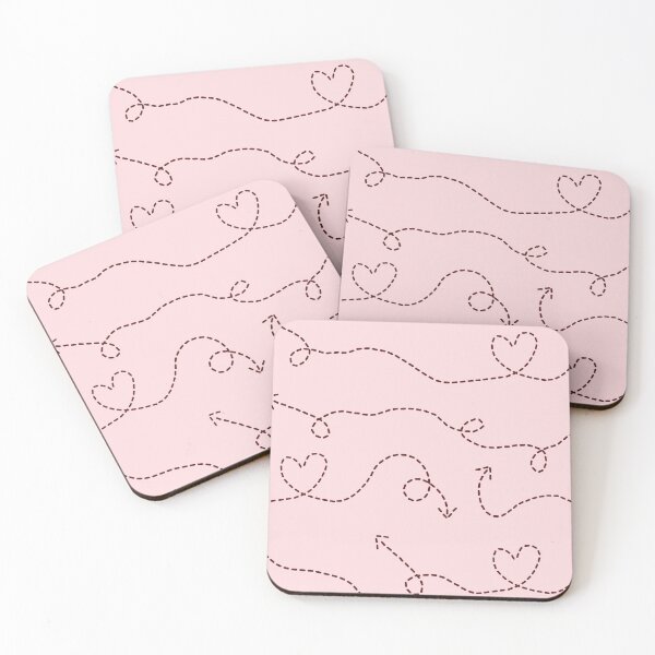 Item preview, Doted line hearts - Red and pink designed and sold by Joejo19.