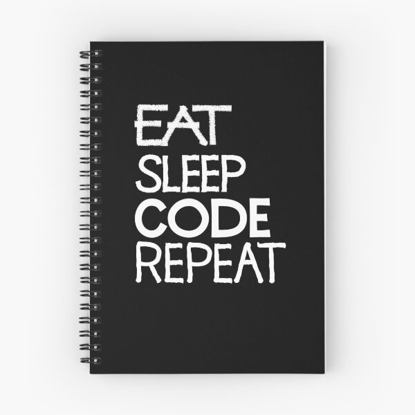 Item preview, Copy of Eat sleep code repeat designed and sold by ReluctantChickn.