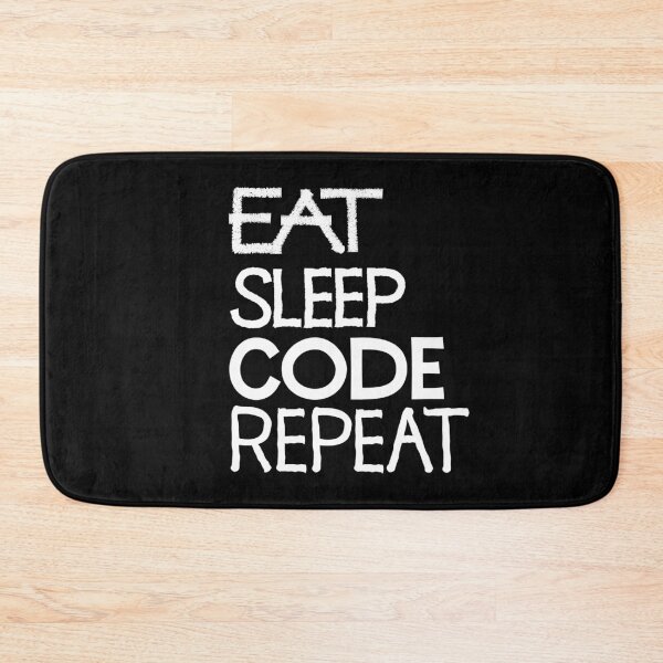 Item preview, Copy of Eat sleep code repeat designed and sold by ReluctantChickn.