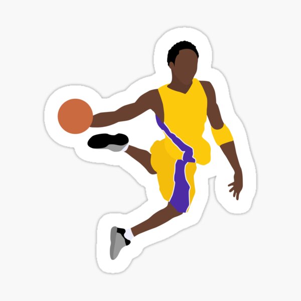 Kobe Bryant - Basketball des Lakers Vintage Sticker
