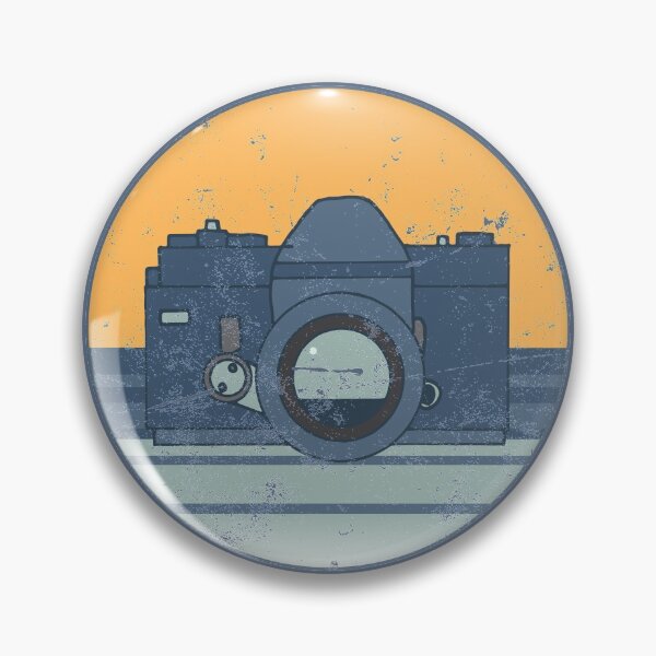 Item preview, Vintage Distressed Camera Logo designed and sold by HotHibiscus.