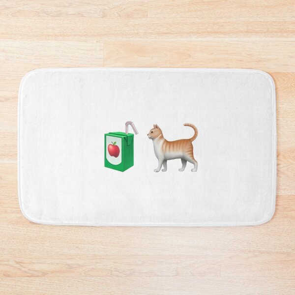 Item preview, Cat and Apple Juice Emoji Combination designed and sold by art-by-harmonie.