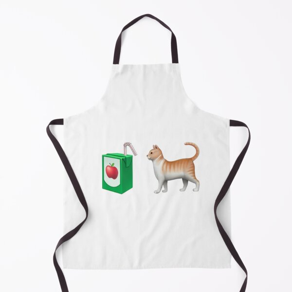 Item preview, Cat and Apple Juice Emoji Combination designed and sold by art-by-harmonie.