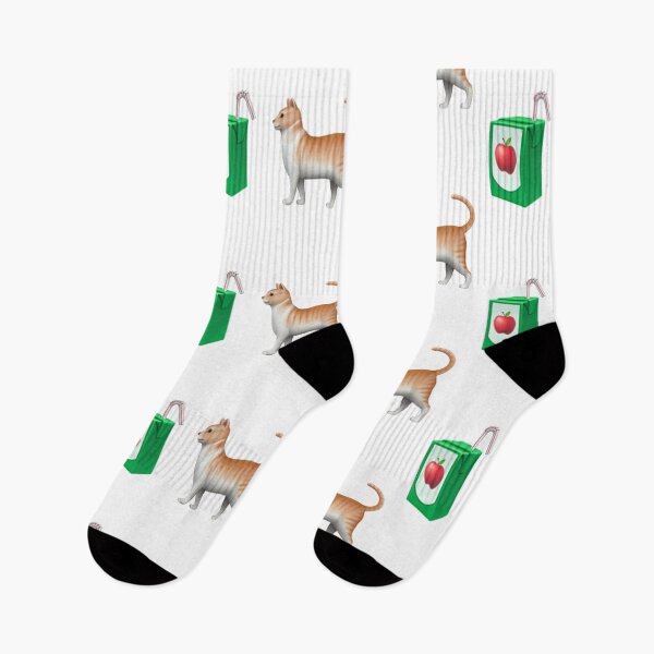 Item preview, Cat and Apple Juice Emoji Combination designed and sold by art-by-harmonie.