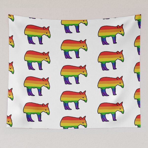 Item preview, LGBTQ+ Pride Tapir designed and sold by KadenGuymon.