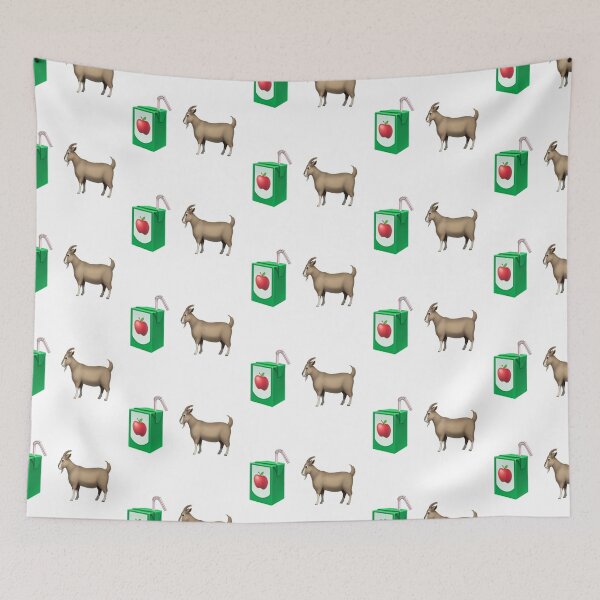 Item preview, Goat and Apple Juice Emoji Combination designed and sold by art-by-harmonie.