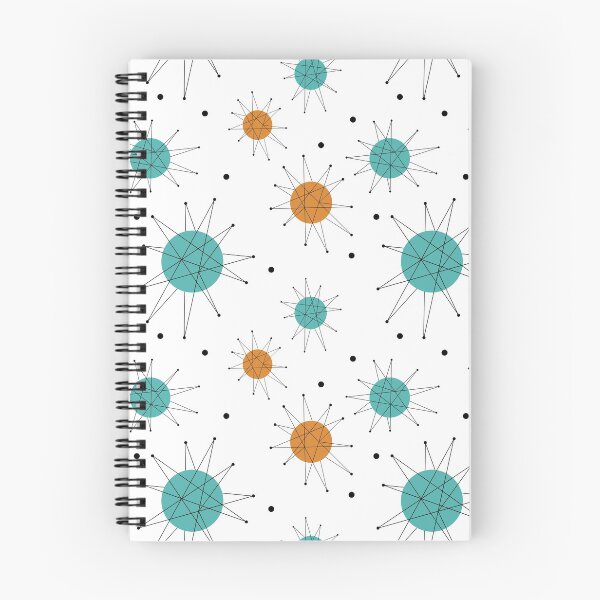 Item preview, Franciscan Starburst Mid Century Atomic Pattern Turquoise Orange  designed and sold by Orchard Berry.