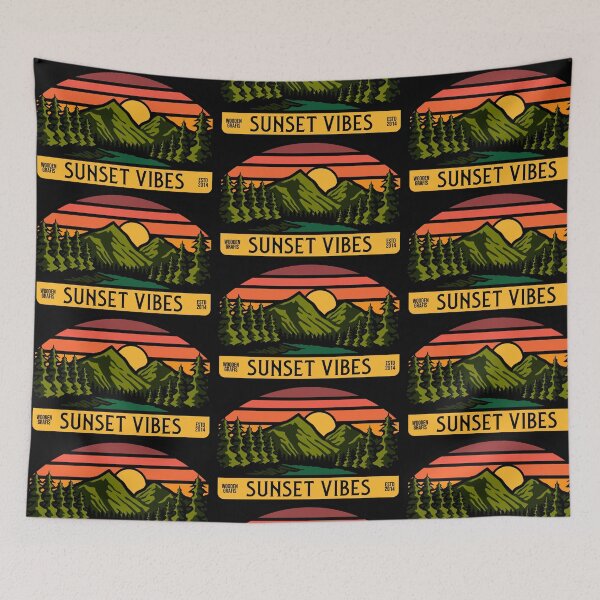 Item preview, SUNSET VIBES designed and sold by WoodenGrafis.