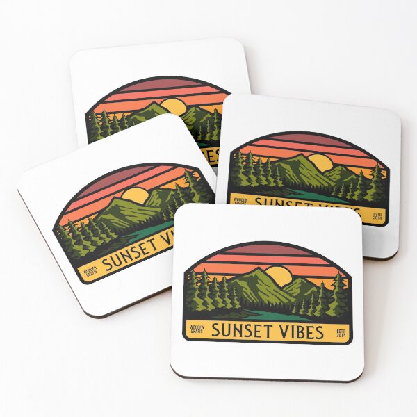Item preview, SUNSET VIBES designed and sold by WoodenGrafis.