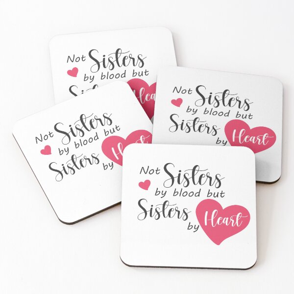 Item preview, Not Sisters By Blood But Sisters By Heart Cute and Lovely Big Love Big Heart designed and sold by AJAD212.