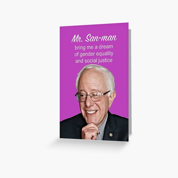 Mr. San-man Bring Me A Dream Greeting Card