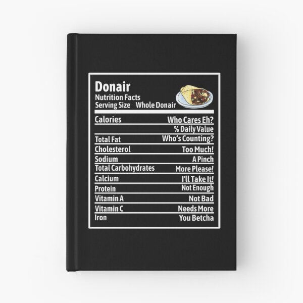 Item preview, Donair Nutrition Facts designed and sold by Rhonda Hanrahan.