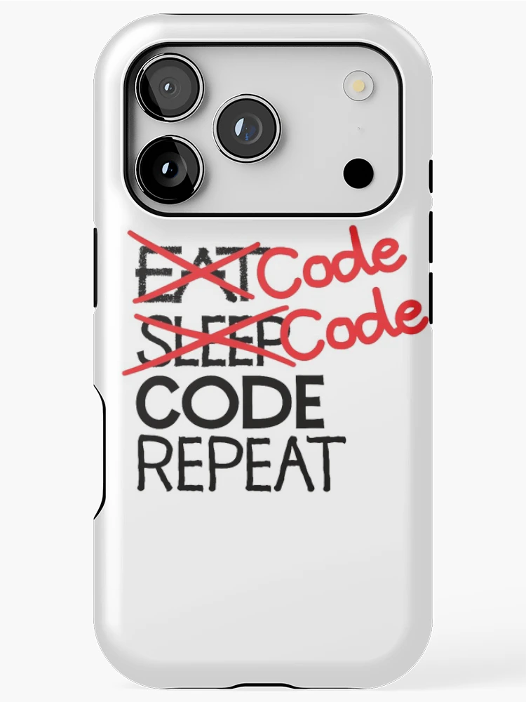 Thumbnail 1 of 4, iPhone Case, Code code code repeat designed and sold by ReluctantChickn.