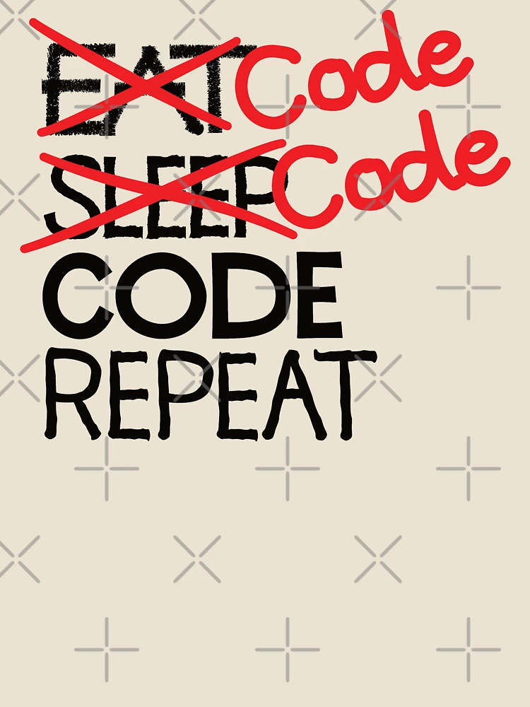 Thumbnail 4 of 4, Relaxed T-Shirt, Code code code repeat designed and sold by ReluctantChickn.