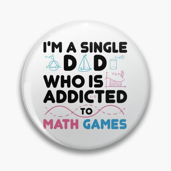 Item preview, I Am A Single Dad Who Is Addicted To Cool Math Games designed and sold by Medmac's Designs.
