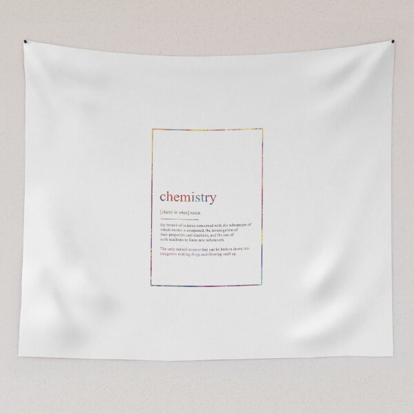 Item preview, CHEMISTRY 590 Watercolor Map Yoga Quote Definition designed and sold by vividpixelusa.