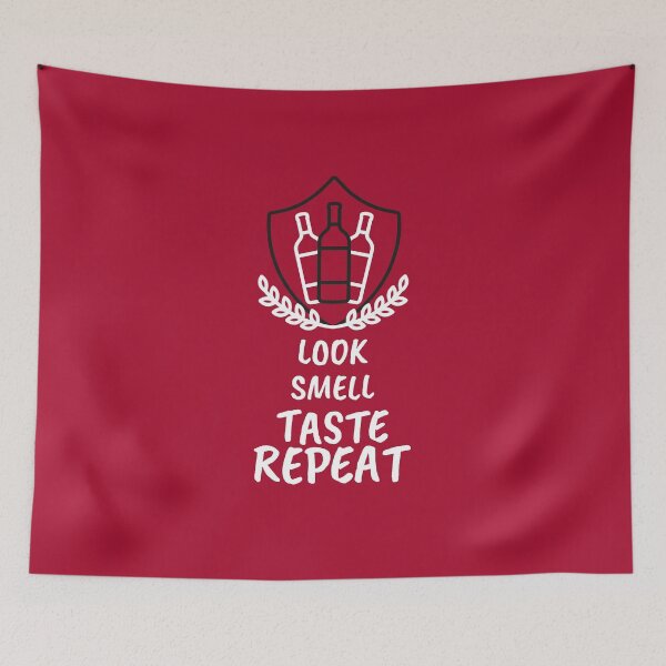 Item preview, Look Smell Taste Repeat, Sommelier designed and sold by ilovetshirts87.