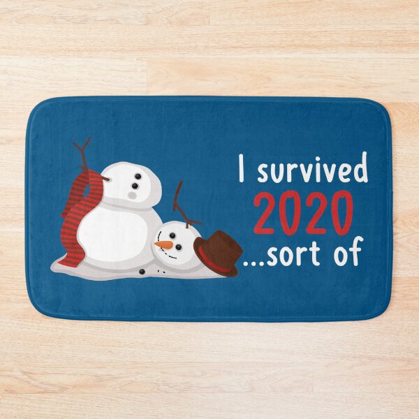 Aperçu de l'œuvre J'ai survécu à 2020 ... sorte de bonhomme de neige cassé créée et vendue par Tefra.