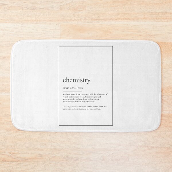 Item preview, Chemisty 589 Watercolor Map Yoga Quote Definition designed and sold by vividpixelusa.