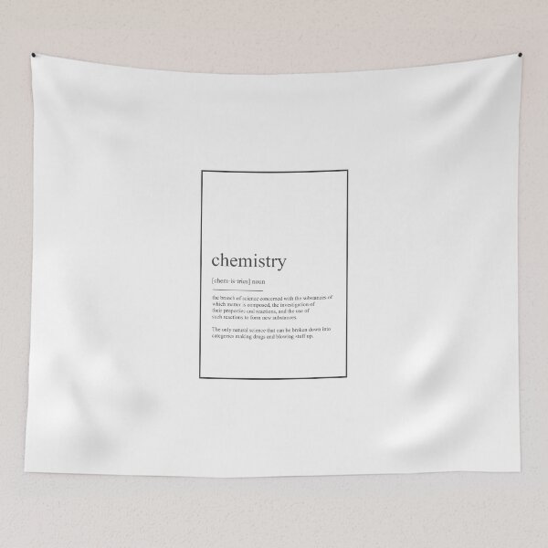 Item preview, Chemisty 589 Watercolor Map Yoga Quote Definition designed and sold by vividpixelusa.