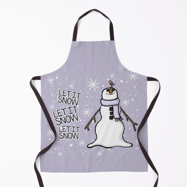 Item preview, Snowman with a Robin on its Carrot Nose, Let it snow Digital Illustration designed and sold by AlmightyClaire.