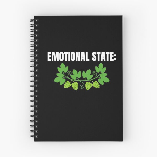Item preview, EMOTIONAL STATE: HOPS Funny Drinking and Men's Emotional Humor designed and sold by ZEROXCOOL.