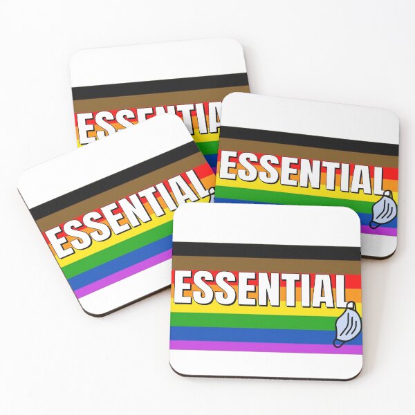 Item preview, ESSENTIAL All Inclusive Rainbow Flag with Mask designed and sold by AMGImpressions.