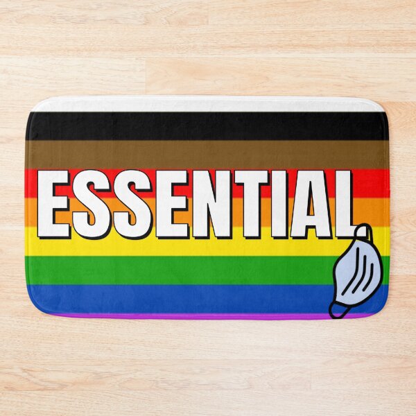 Item preview, ESSENTIAL All Inclusive Rainbow Flag with Mask designed and sold by AMGImpressions.