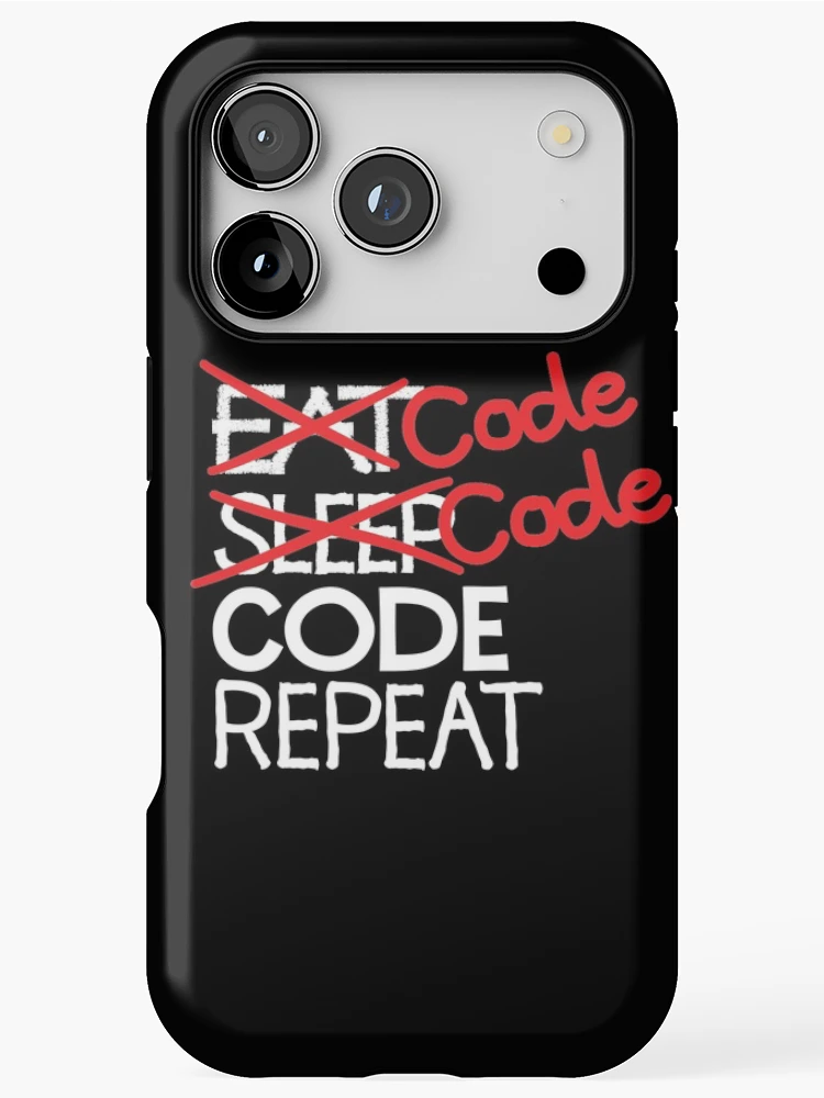 Thumbnail 1 of 4, iPhone Case, Code code code repeat designed and sold by ReluctantChickn.