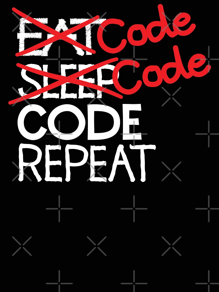 Thumbnail 4 of 4, Relaxed T-Shirt, Code code code repeat designed and sold by ReluctantChickn.