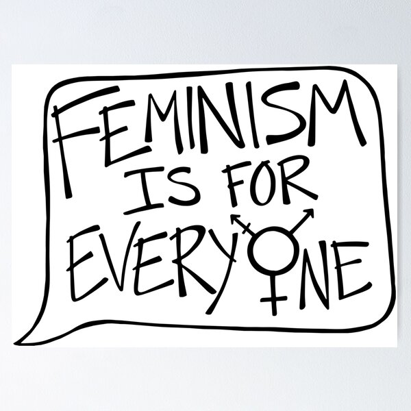 Item preview, feminism is for everyone designed and sold by Meagan Hein.